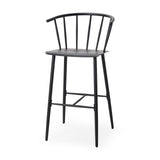Colin Black Metal Bar Stool from Mercana - Luna Furniture