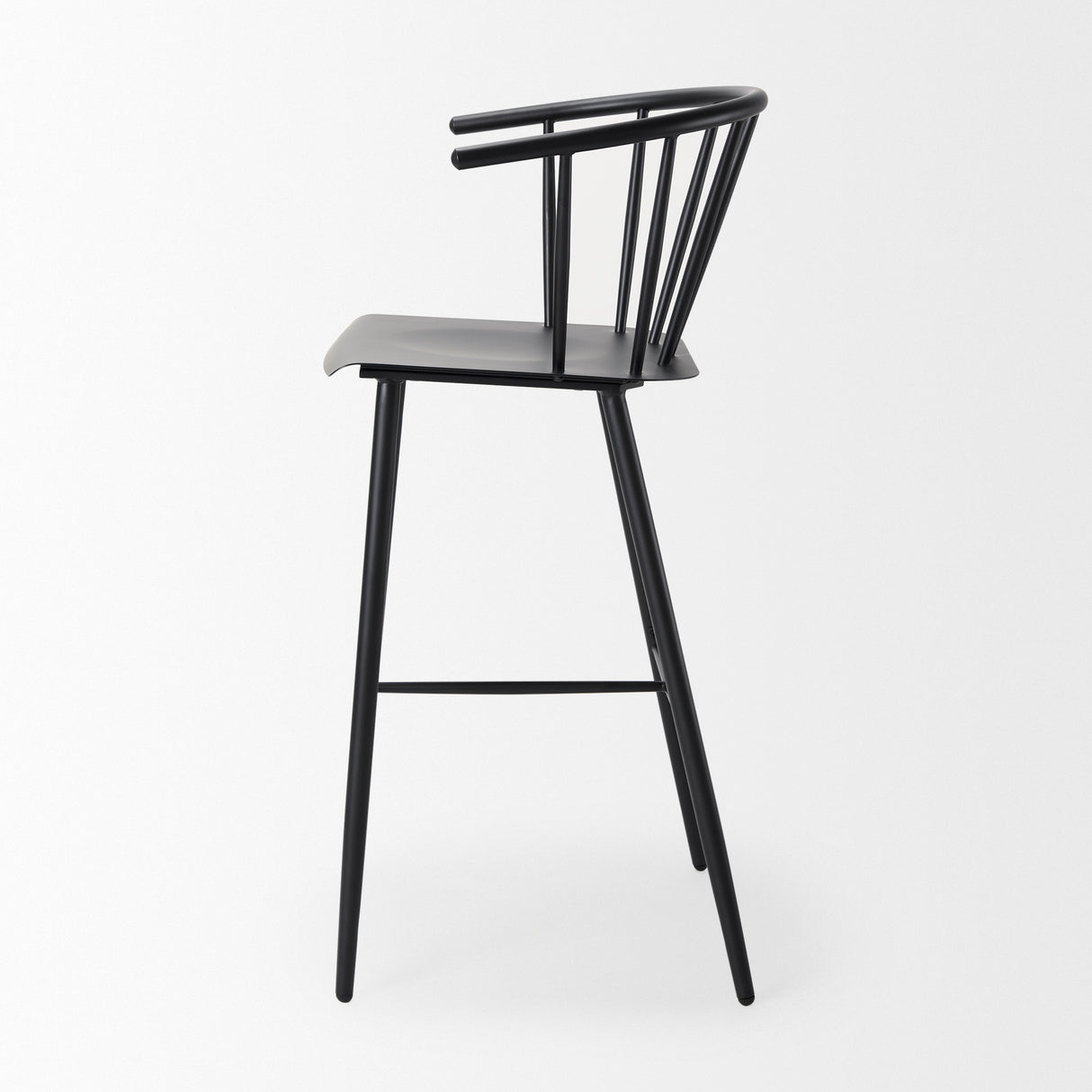 Colin Black Metal Bar Stool from Mercana - Luna Furniture