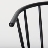 Colin Black Metal Bar Stool from Mercana - Luna Furniture