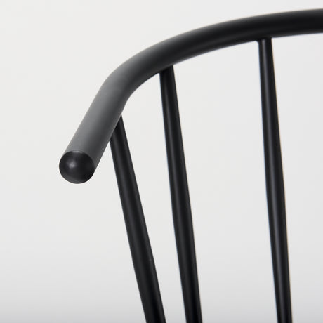 Colin Black Metal Bar Stool from Mercana - Luna Furniture