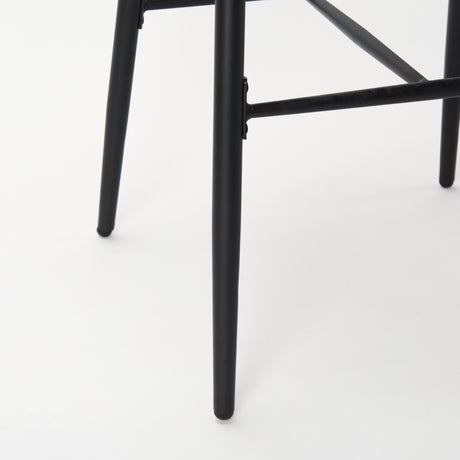 Colin Black Metal Bar Stool from Mercana - Luna Furniture