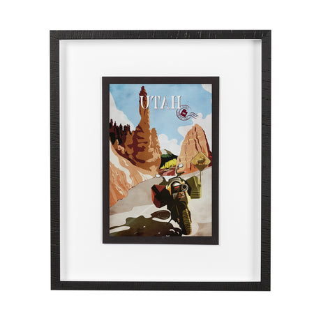 Utah Go USA (M) by Mercana Studio a Framed Art Print Matted under Glass from Mercana - Luna Furniture