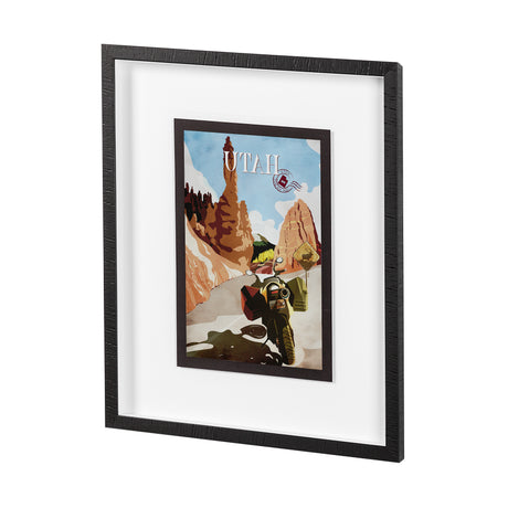 Utah Go USA (M) by Mercana Studio a Framed Art Print Matted under Glass from Mercana - Luna Furniture
