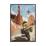 Utah Go USA (SM) by Mercana Studio a Hand Embellished Decograph Framed Art Print from Mercana - Luna Furniture