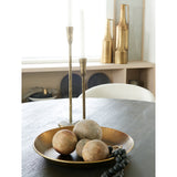 Carrick (Set of 3) Natural Wood Decorative Spheres from Mercana - Luna Furniture