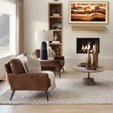 Javier 18.0L x 18.0W x 30.75H Black Base W/Cream Fabric Shade Table Lamp from Mercana - Luna Furniture