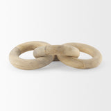 Alize Solid Wood Circular Chain Link Decorative Object from Mercana - Luna Furniture