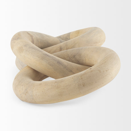 Alize Solid Wood Circular Chain Link Decorative Object from Mercana - Luna Furniture