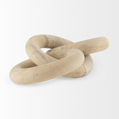 Alize Solid Wood Circular Chain Link Decorative Object from Mercana - Luna Furniture