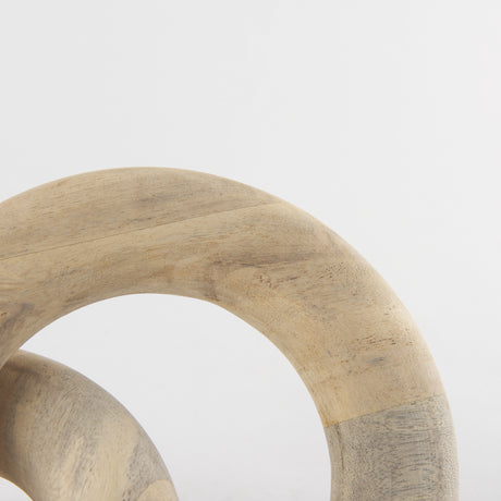 Alize Solid Wood Circular Chain Link Decorative Object from Mercana - Luna Furniture