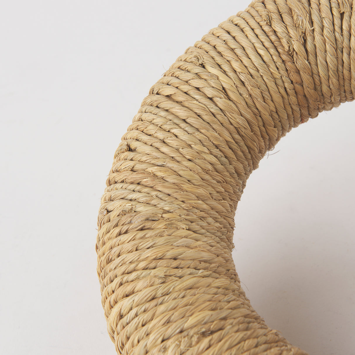 Alize Jute Wrapped Solid Wood Circular Chain Link Decorative Object from Mercana - Luna Furniture