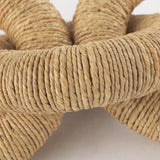 Alize Jute Wrapped Solid Wood Circular Chain Link Decorative Object from Mercana - Luna Furniture