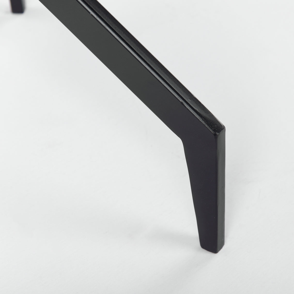 Serre Marble Top 3 Prong Black Metal Base End Table from Mercana - Luna Furniture