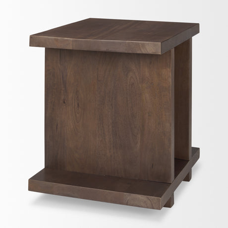 Nohr Medium Brown Wood Accent Table from Mercana - Luna Furniture