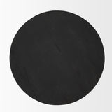 Mattius Black Wood Accent Table from Mercana - Luna Furniture