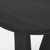 Mattius Black Wood Accent Table from Mercana - Luna Furniture