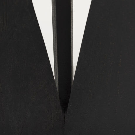 Mattius Black Wood Accent Table from Mercana - Luna Furniture