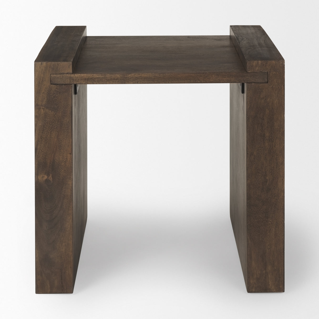 Athelia Dark Brown Wood Accent Table from Mercana - Luna Furniture