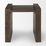 Athelia Dark Brown Wood Accent Table from Mercana - Luna Furniture