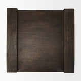 Athelia Dark Brown Wood Accent Table from Mercana - Luna Furniture