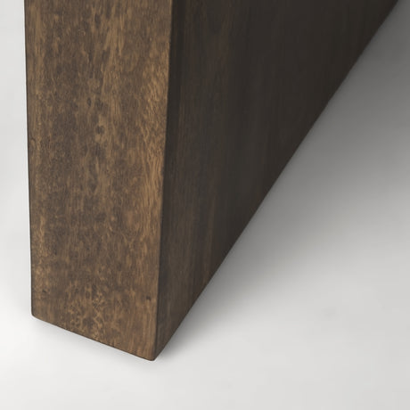 Athelia Dark Brown Wood Accent Table from Mercana - Luna Furniture