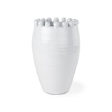 Basin Medium Off-White Glazed Vase from Mercana - Luna Furniture