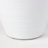 Basin Medium Off-White Glazed Vase from Mercana - Luna Furniture