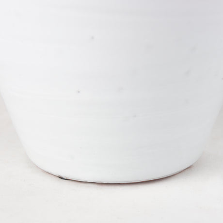 Basin Medium Off-White Glazed Vase from Mercana - Luna Furniture