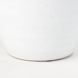 Basin Large Off-White Glazed Vase from Mercana - Luna Furniture