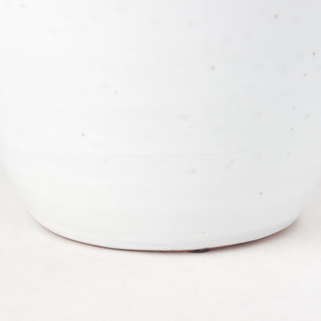 Basin Large Off-White Glazed Vase from Mercana - Luna Furniture