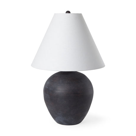 Marvin Black Ceramic Table Lamp from Mercana - Luna Furniture