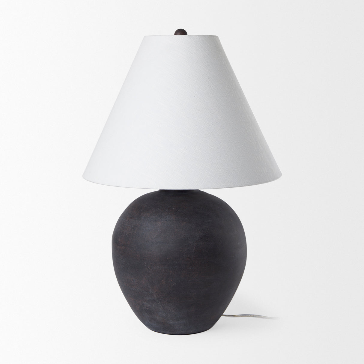 Marvin Black Ceramic Table Lamp from Mercana - Luna Furniture
