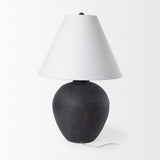 Marvin Black Ceramic Table Lamp from Mercana - Luna Furniture