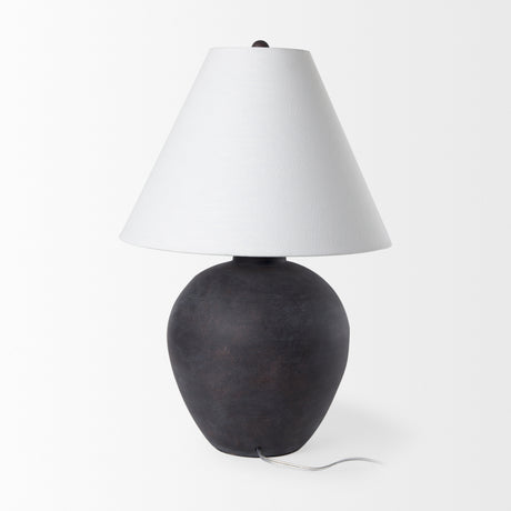 Marvin Black Ceramic Table Lamp from Mercana - Luna Furniture