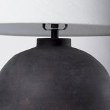 Marvin Black Ceramic Table Lamp from Mercana - Luna Furniture