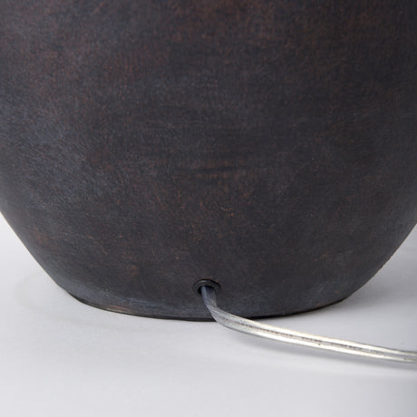 Marvin Black Ceramic Table Lamp from Mercana - Luna Furniture