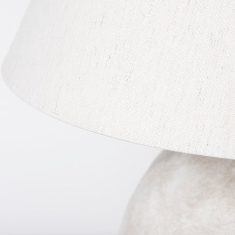 Mehdi Cream Ceramic Table Lamp from Mercana - Luna Furniture