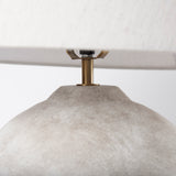 Mehdi Cream Ceramic Table Lamp from Mercana - Luna Furniture