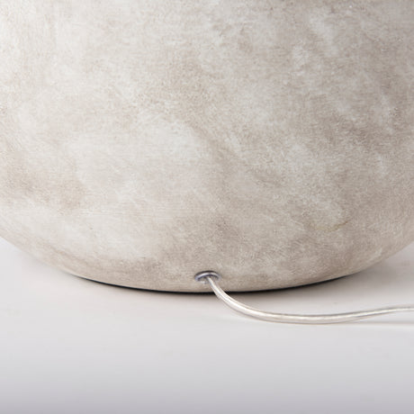 Mehdi Cream Ceramic Table Lamp from Mercana - Luna Furniture