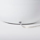 Mehdi White Ceramic Table Lamp from Mercana - Luna Furniture