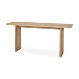 Grier 65" Light Brown Solid Wood w/ Cane Console Table from Mercana - Luna Furniture
