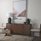 Juno 6.5H Medium Black Iron Vase from Mercana - Luna Furniture
