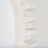 Sundance Cog 35.5" Round Whitewashed Wood Frame Mirror from Mercana - Luna Furniture