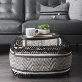 Ansel 20L x 14W Black Metal Mirrored Bottom Oval Serving Tray from Mercana - Luna Furniture