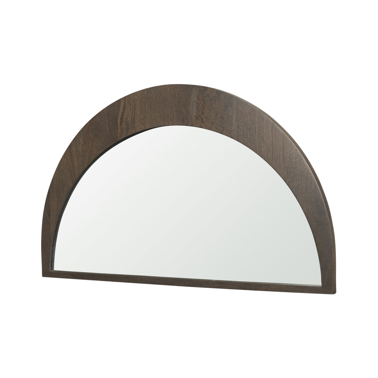 Celeste Dark Brown Wood Small Mirror from Mercana - Luna Furniture