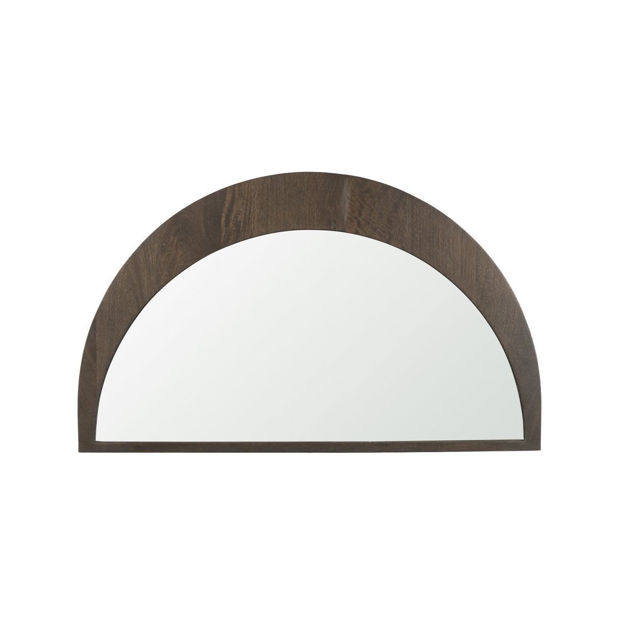Celeste Dark Brown Wood Small Mirror from Mercana - Luna Furniture