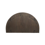 Celeste Dark Brown Wood Small Mirror from Mercana - Luna Furniture