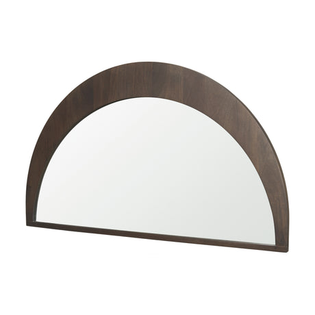 Celeste Dark Brown Wood Large Mirror from Mercana - Luna Furniture