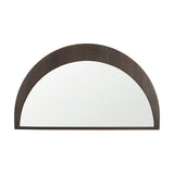 Celeste Dark Brown Wood Large Mirror from Mercana - Luna Furniture