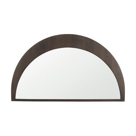 Celeste Dark Brown Wood Large Mirror from Mercana - Luna Furniture